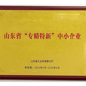 山东省“专精特新”中小企业